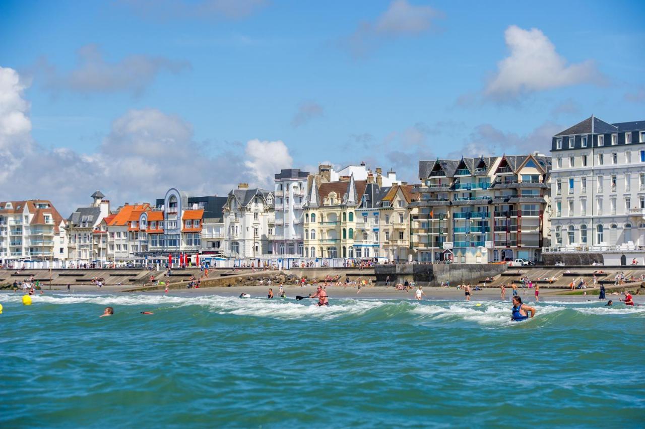Vue mer L'aiglon T2 Balcon parking privé Wimereux Exterior foto
