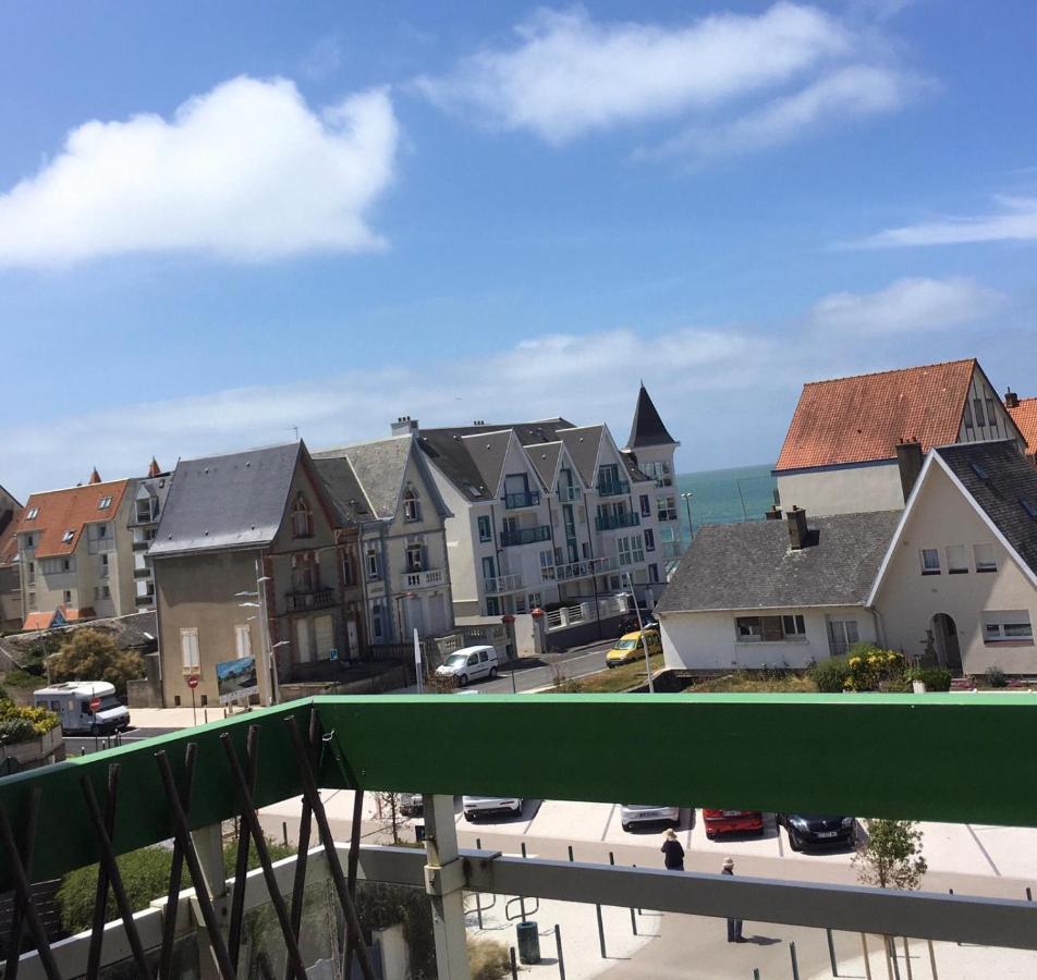 Vue mer L'aiglon T2 Balcon parking privé Wimereux Exterior foto