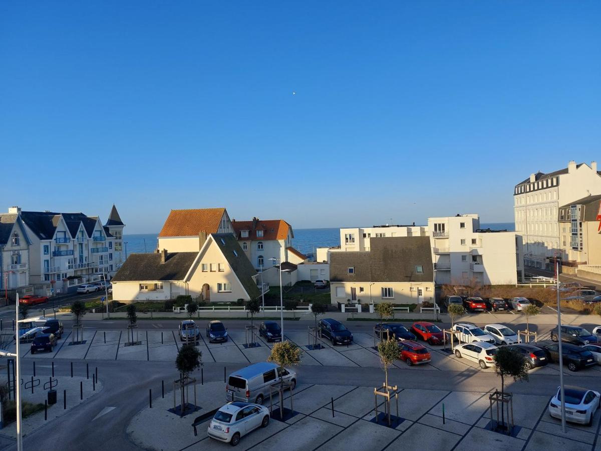 Vue mer L'aiglon T2 Balcon parking privé Wimereux Exterior foto