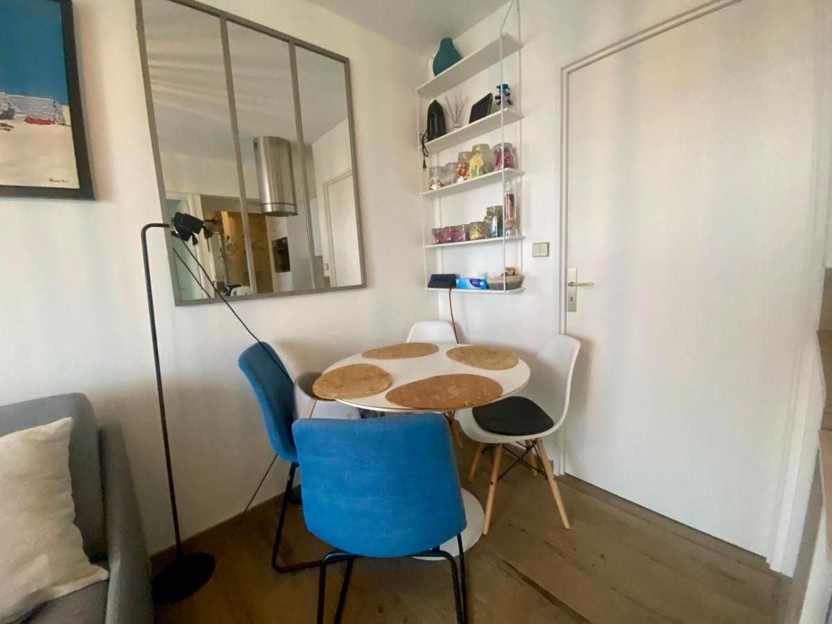 Vue mer L'aiglon T2 Balcon parking privé Wimereux Exterior foto